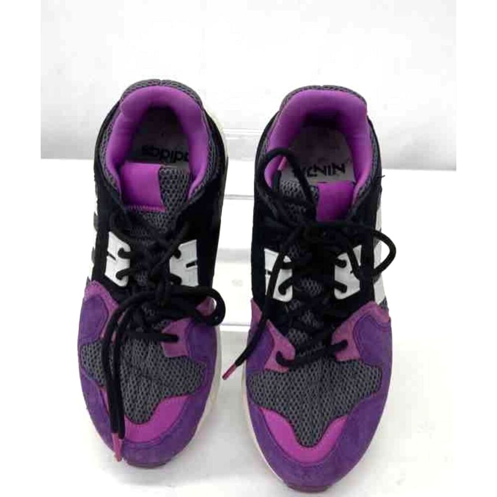 Men's Adidas ZX Torsion x Ninja "Time In" Purple Grey White Sneakers Size 7 (US)
